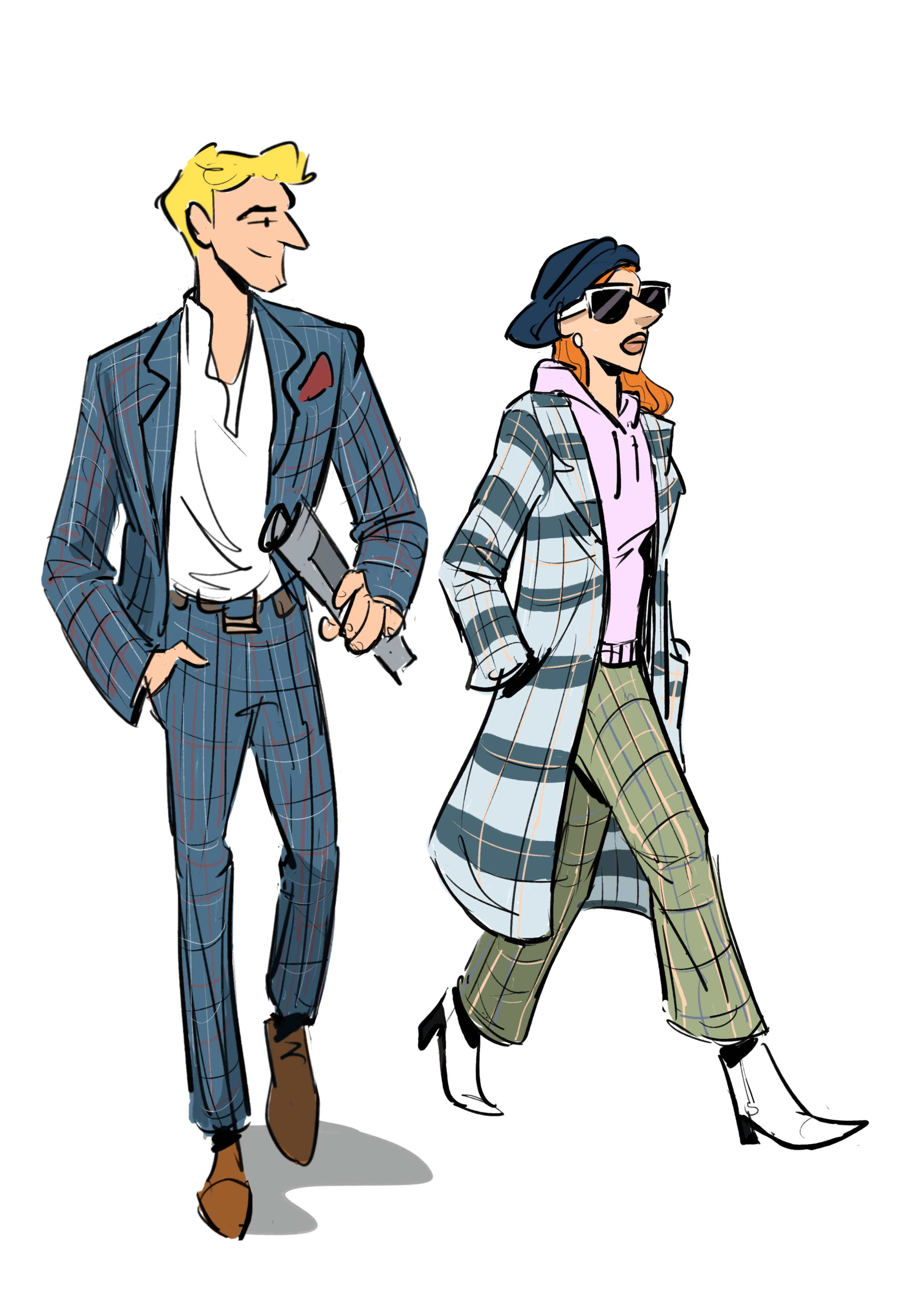 Fashionistas — colour character studies