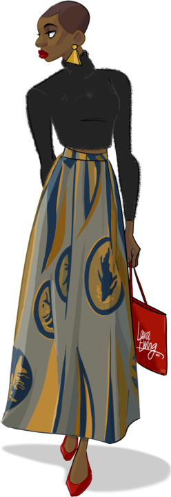 Fashion figure — print and pattern