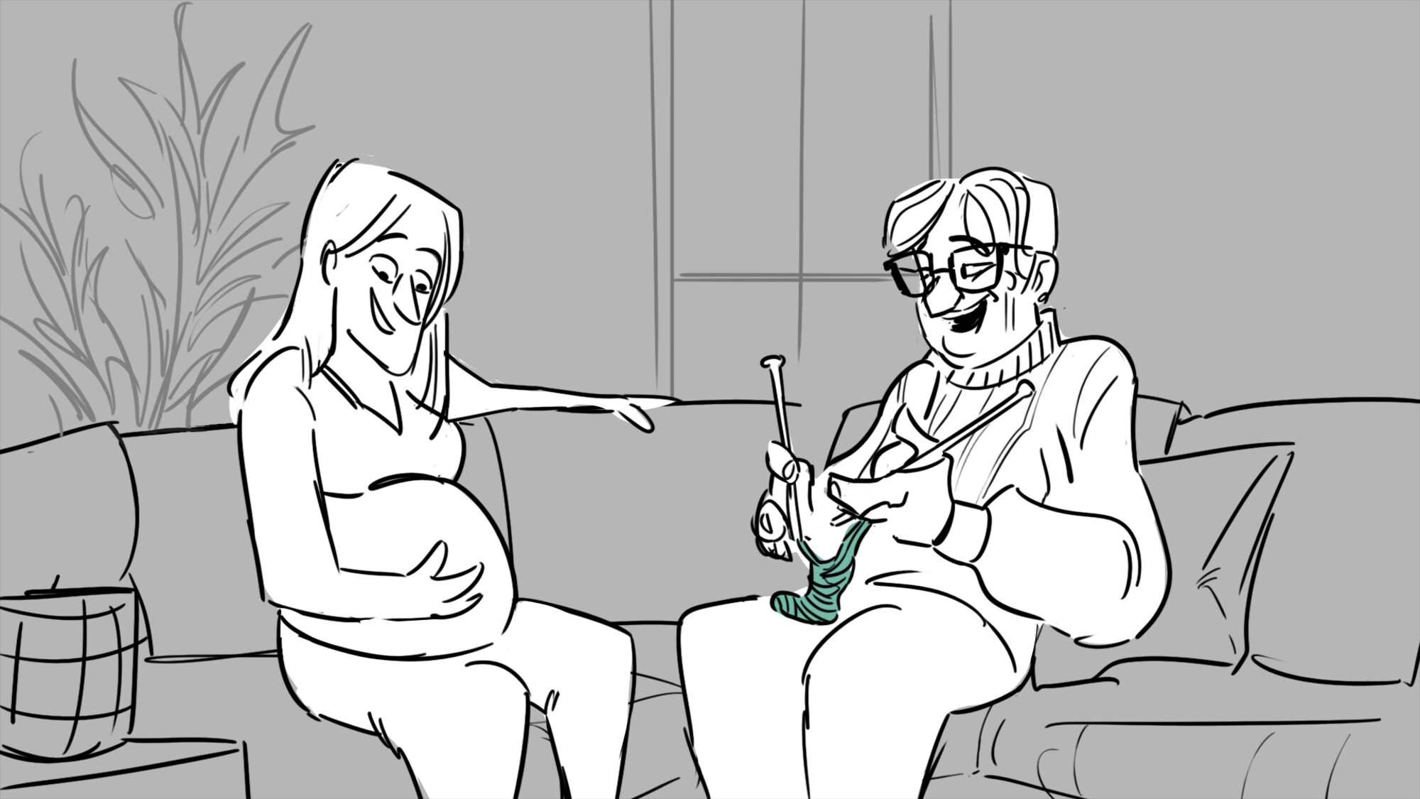 Grandma gets fired — panel 1