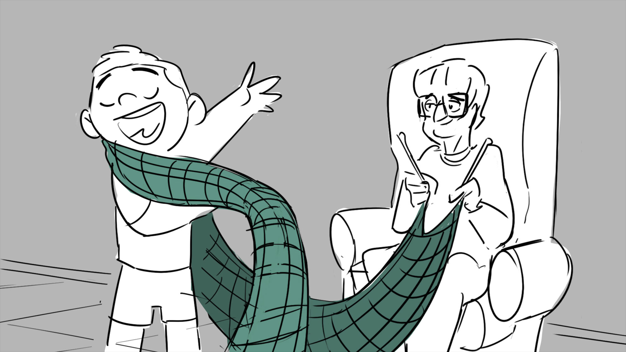 Grandma gets fired — panel 3