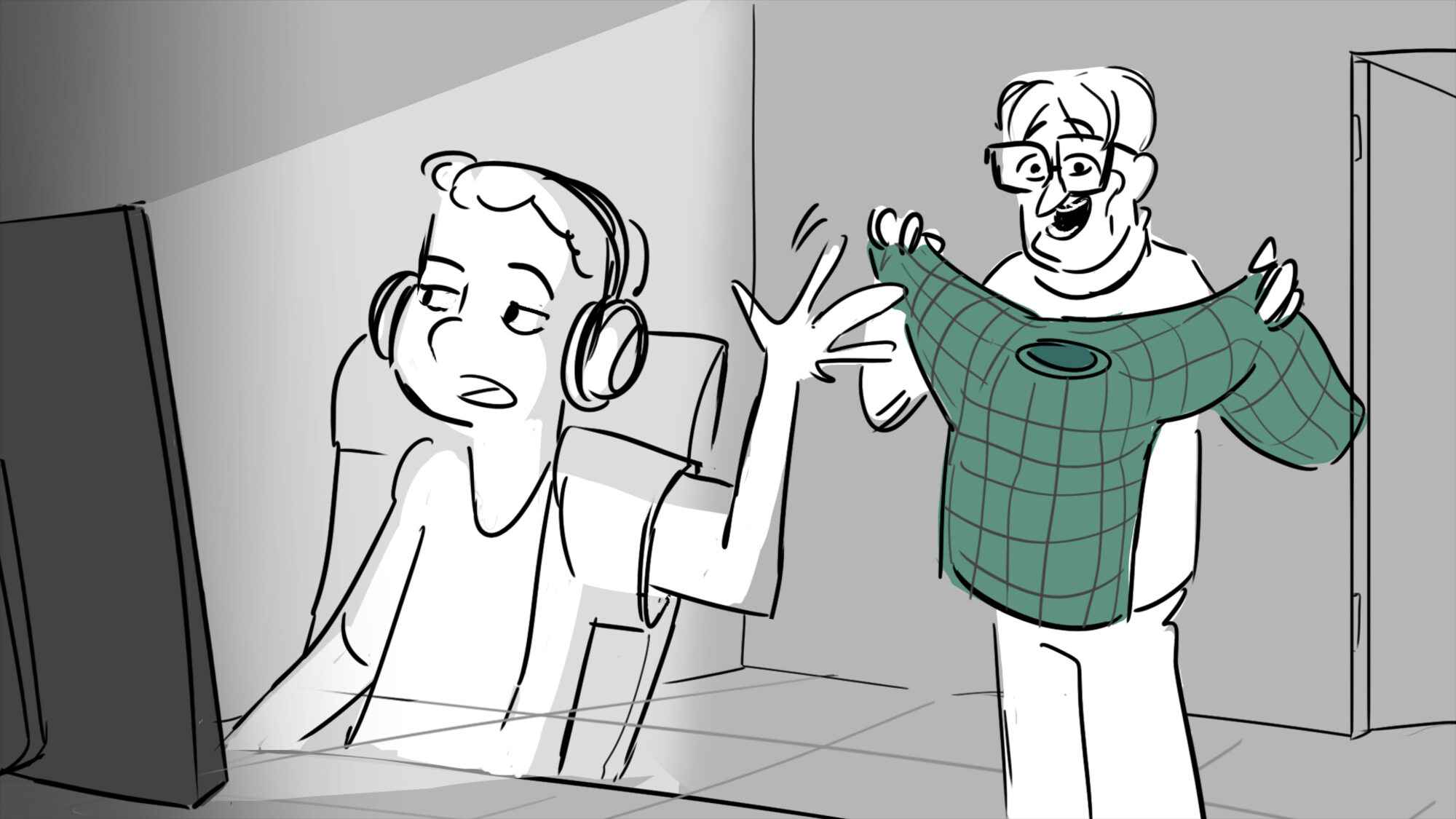 Grandma gets fired — panel 7